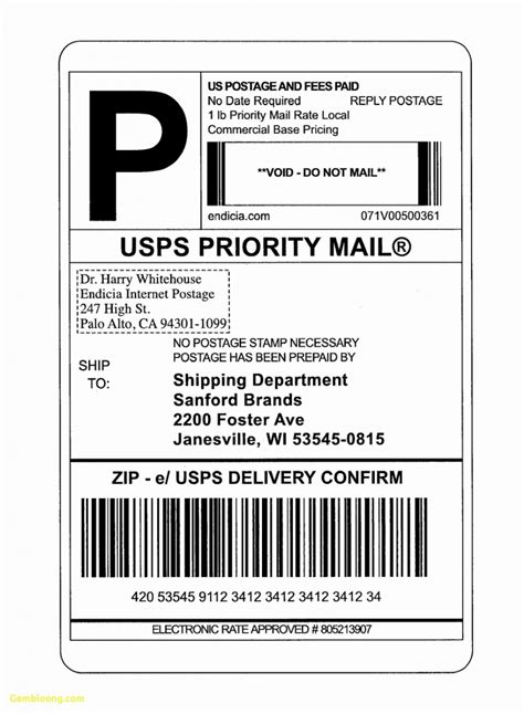 Shipping Labels Template Mt Home Arts