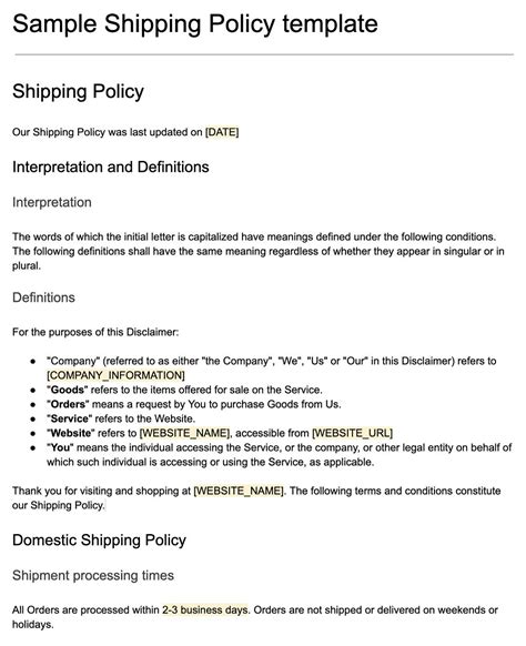 Shipping Policy - BioLyfe