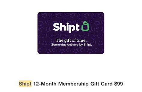 Shipt Card Replacement Cards Info