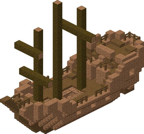 Shipwreck in Minecraft