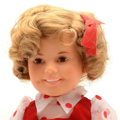 This is a 1972 Shirley Temple doll. She is in great condition and has never been played with. I just took her out of her plastic wrap for the puctures. I can not find anything wrong with her.. 