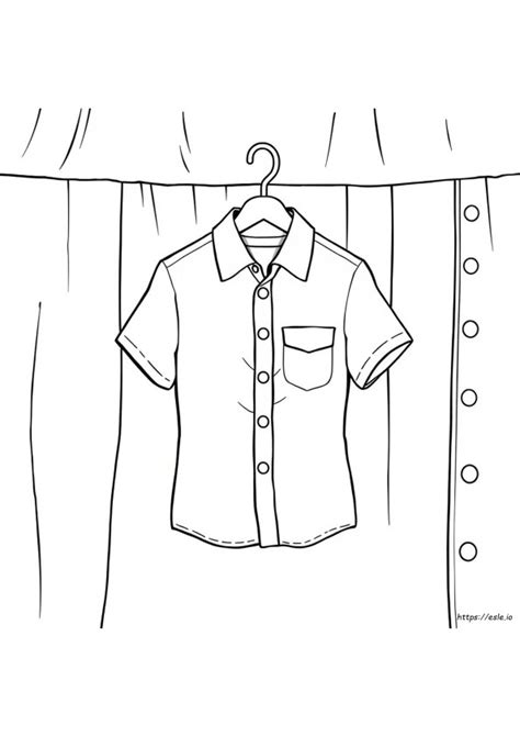Shirt Coloring Shee