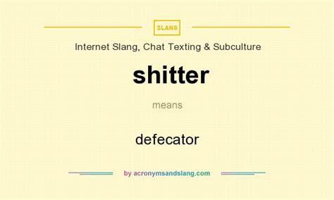 Shitter - Definition, Meaning & Synonyms Vocabulary.com