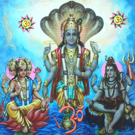 Here are all the Trinity of Brahma, Vishnu and