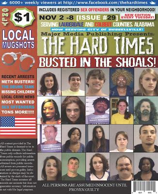 The Hard Times-Smeared in the Shoals. 90 likes. Victims of The Hard Times-Tabloid of the Shoals