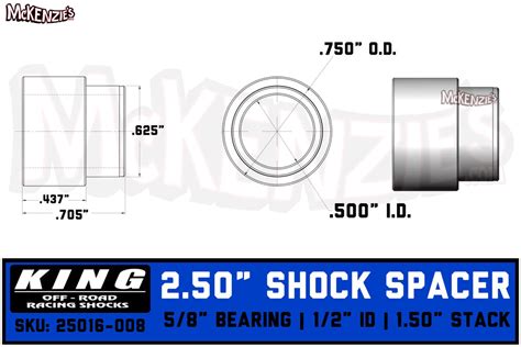 Shock 10T Bearing Spacer McKenzie