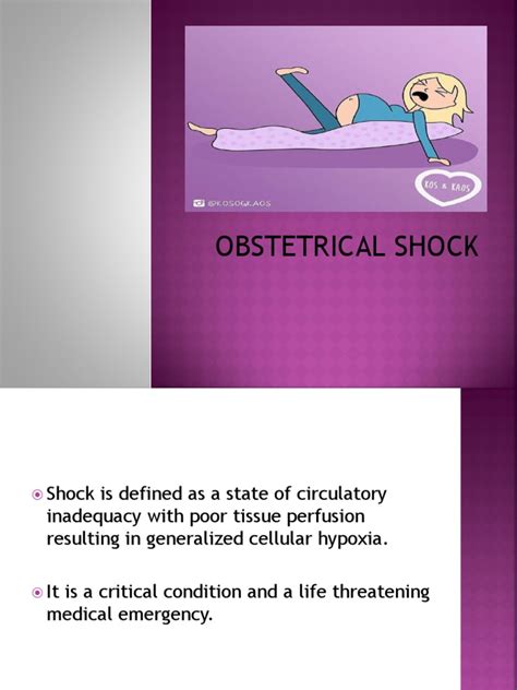 Shock in Obstetrics SpringerLink