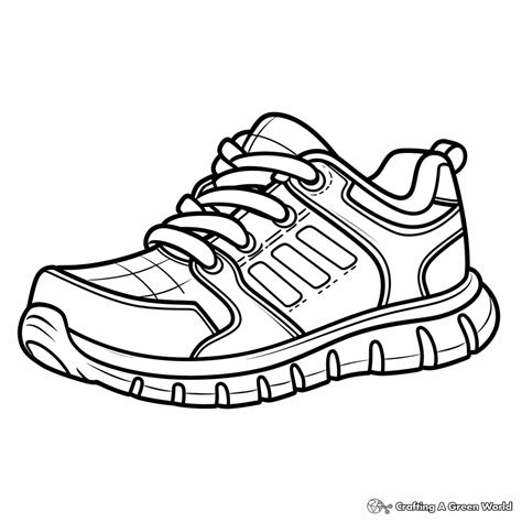Shoe Coloring Shee