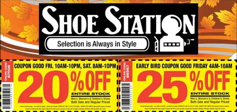 Shoe Station 20 Off Coupon News Current Station In The Word