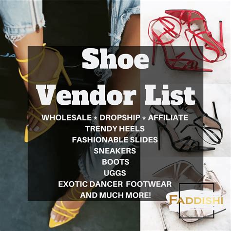 Shoe Vendors & Suppliers from The Glam Book