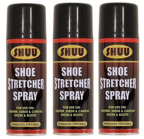 Shoe stretch spray. Famaco Shoe Stretcher is an innovative, simple spray, designed to soften the leather in poorly fitting shoes - subsequently meaning the leather will be able ... 