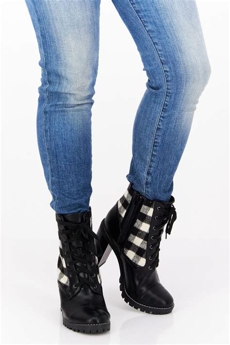 Shoes Bcbgeneration Haxah Blackivory Plaid - Poshmark