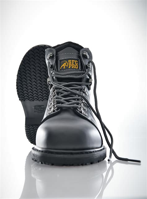 Shoes For Crews' slip-resistant work boots for men provide a better grip on wet and slippery floors. They can help reduce injuries in the workplace, keeping you and your team safe, efficient, and productive. Protect your crew and your bottom line with slip-resistant work boots from Shoes For Crews! Experience the safety, comfort and support of ...