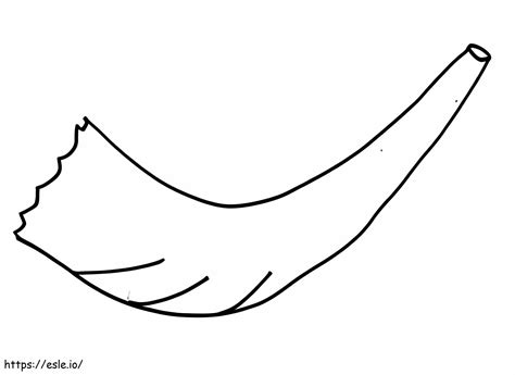 Shofar Coloring Page