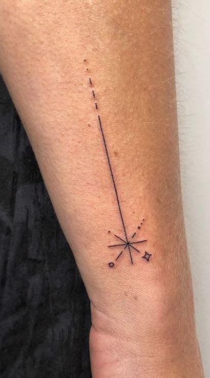 Shooting Star Tattoo - Etsy