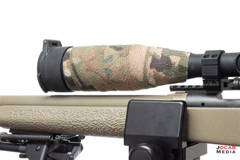 Shooting Tip Scope Wrap Using Camo Form