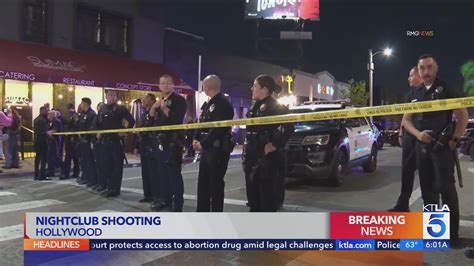 Shooting at Hollywood nightclub hospitalizes at least 1 person