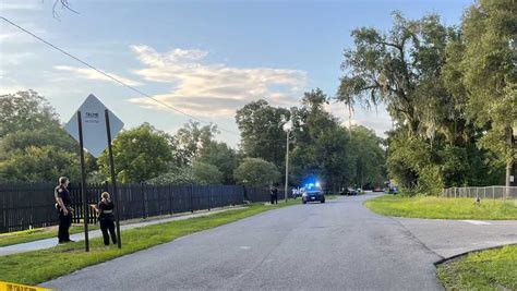 Police respond to a shooting at the Paddock Mall in Ocala, Florida. Police instead characterized the shooting incident as a targeted act of violence, Balken said. The chief confirmed one adult ...