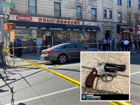 BED-STUY, BROOKLYN — A midnight shooting on Gates Avenue sent two people to the hospital overnight Thursday, according to police. Shots rang out in front of a Gates Avenue building between Lewis .... 