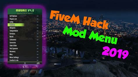 Shop Mod Menu For FiveM