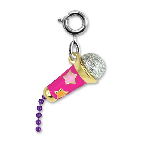 Shop Star Microphone Charm CHARM IT!