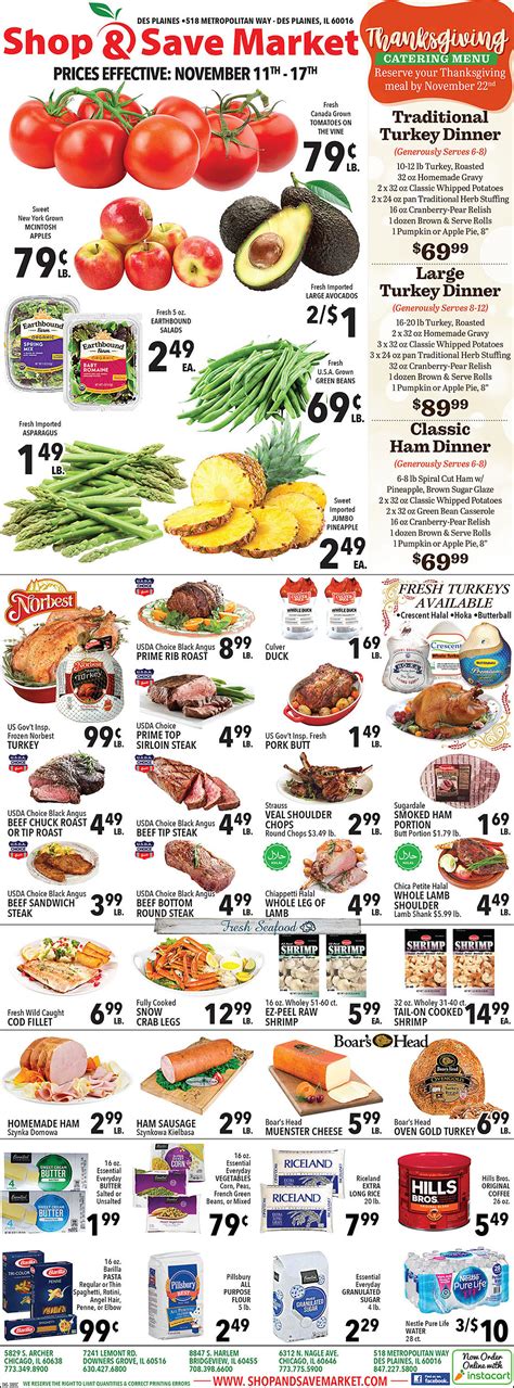 Shop and save des plaines weekly ad. Weekly ads; About us; Departments. Bakery; Meat and poultry; Deli; Sea foods; Produce; ... cabbage, beans, onions, corn, and other greens, Shop & Save carries a wide selection of organic fruits and vegetables at each of our stores. Check out the latest sales and promotions. ... Des Plaines, IL 60016 phone: 847.227.5800. 8847 S Harlem Ave ... 