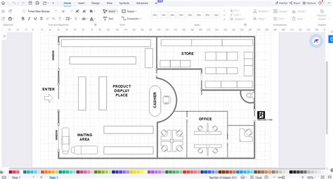 Shop design plan.  Shop The House Plan Company.  Professional Floor Plan Software Creat...