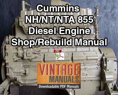 Shop manual cummins diesel nhntnta 855 cid engines. - The sages manual of pediatric minimally invasive surgery.