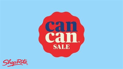 Shop rite can can sale 2024. Over 50 years of endless deals! It's time to save some cash, so come to the ShopRite #CanCan bash! Shop these deals and so much more, online or... 