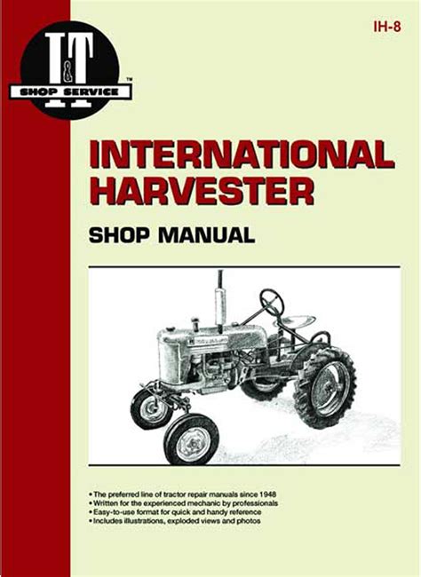 Shop service manual ih 300 tractor. - Earth stove wood burning stove manual.