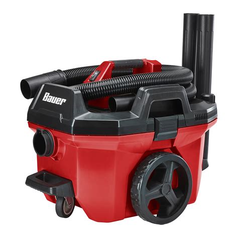 Shop vacuum harbor freight. I won't buy any others now and I've had to buy at least 10 over the past decade because helpers just physically abuse them. The Ridgid ones are quiet and work well, easy filter change. Still sucks pretty good when the filter gets dirty. I love HF, but I wouldn't take a chance on that vacuum as a homeowner. 