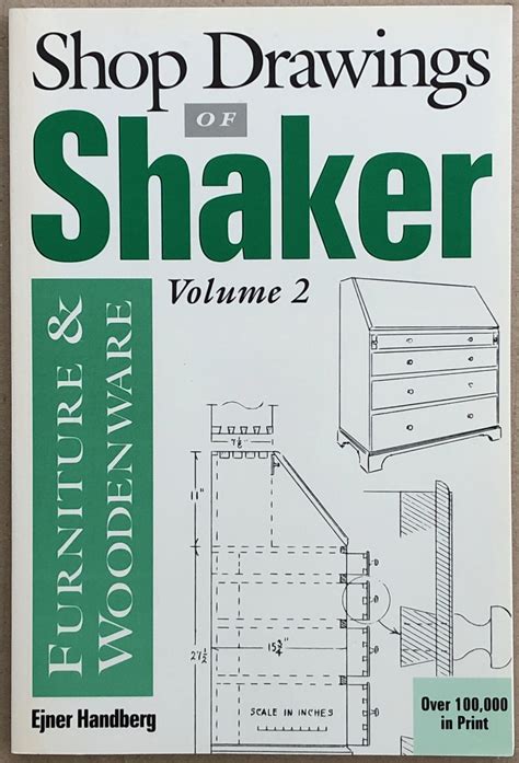 Read Online Shop Drawings Of Shaker Furniture  Woodenware Vols 1 2  3 By Ejner Handberg
