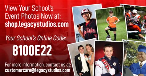 customercare@legacystudios.com. Facebook: @legacystudiosphotography. Mail: ... Need your underclass gallery code? Find My Code. Want to track your delivery? Find My ...