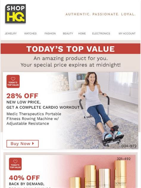 ShopHQ Clean Beauty; Subscriptions; Today's Special Deals; Featured Specials & Events. Clearance; New Arrivals; Web Exclusives; Shop All Beauty; Health. Category. As-Is ... Today's Top Values & Deals. Today's Top Value; Today Only Price; Today‘s Flash Sale; Deals & Steals; New at ShopHQ. ShopHQ Livestreams. Clearance.. 