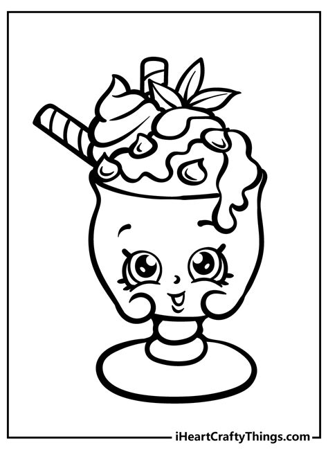 Shopkins Coloring Pictures To Prin