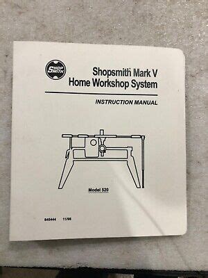 Shopmith mark v manuale del proprietario. - Briggs and stratton xc 375 manual.