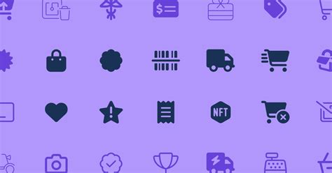 Shopping Icons Font Awesome