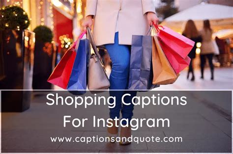 Shopping Quotes Caption For Instagram!