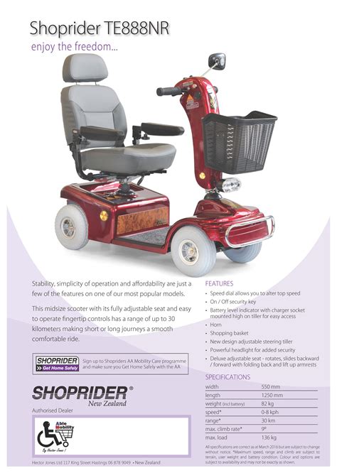 Shoprider crown series mobility scooter manuals. - Huawei ascend y300 manual de usuario.