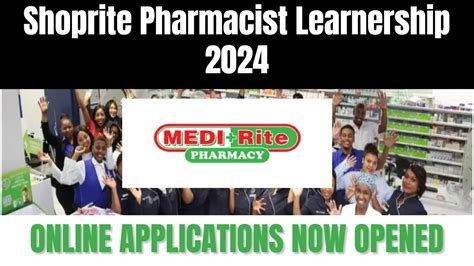 Shoprite Pharmacist Assistant Vacancies in Midrand Apply Online