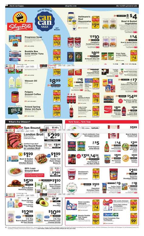 Browse ShopRite Circular. Get this week ShopRite Ad sale and circular coupons on myweeklyads.net. Save big with the retailer flyer specials and bakery sales. ShopRite is today one of the biggest supermarket chains in New Jersey, with operations also across New York, Pennsylvania, Delaware, Connecticut and Maryland. The enterprise was established in 1951 as a small cooperative comprising eight .... 