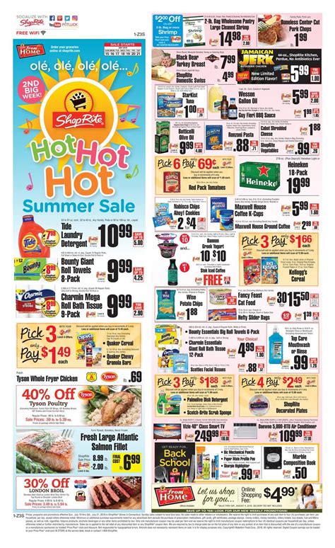 Shoprite circular.com. ShopRite has come this time with a new leaflet featuring a number of interesting offers and special weekly ads on your choicest products you can get at great prices. The current weekly ads are available from 02/25/2024, and you can view them in the new flyer on 8 pages. You are guaranteed to see all your favorite products that are on … 
