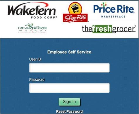 Shoprite portal. Here are different methods to access your paystubs and W2s as a current employee of ShopRite: Employee Self-Service Portal. Since Wakefern Food Corporation is the parent company of ShopRite, the payroll management software of Wakefern also accommodates the employees of ShopRite. The employee self-service portal by WakeFern allows the employees ... 