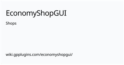 Shops.yml - EconomyShopGUI - GitBook