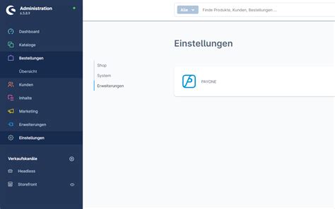 Shopware Zahlungsanbieter PAYONE