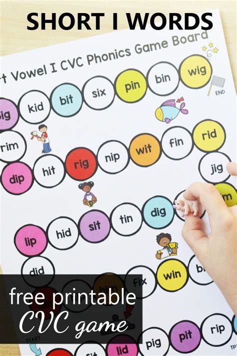 Short A Cvc Board Game Fantastic Fun Learning