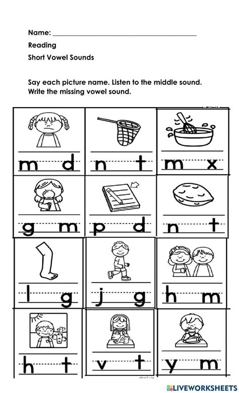 Short A Worksheet Printable