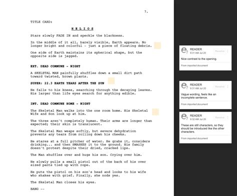 Short Film Script Notes Archives - Script-Fix - Script Coverage And ...