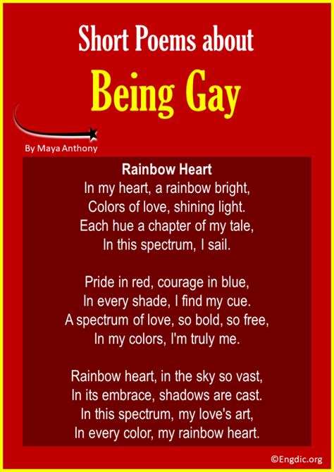 Short Gay Poems