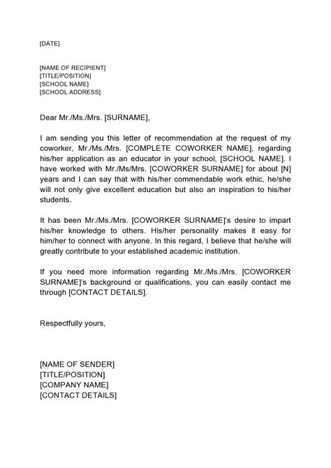 Short Letter For Student Database Letter Template